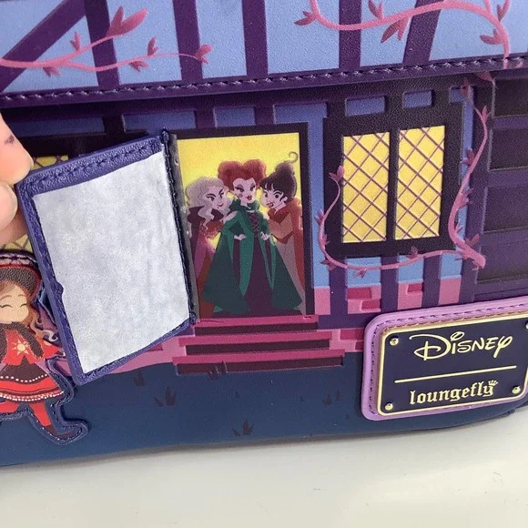 NEW! Loungefly DISNEY Hocus Pocus Sanderson Sisters’ House Mini Backpack D22 - Picture 9 of 14